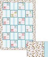 Besties Forever blue quilt project - Sherri Baldy